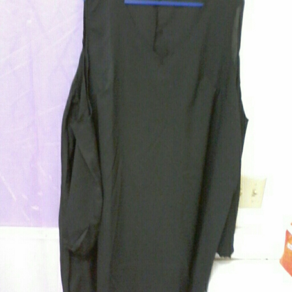 long, black plus size top